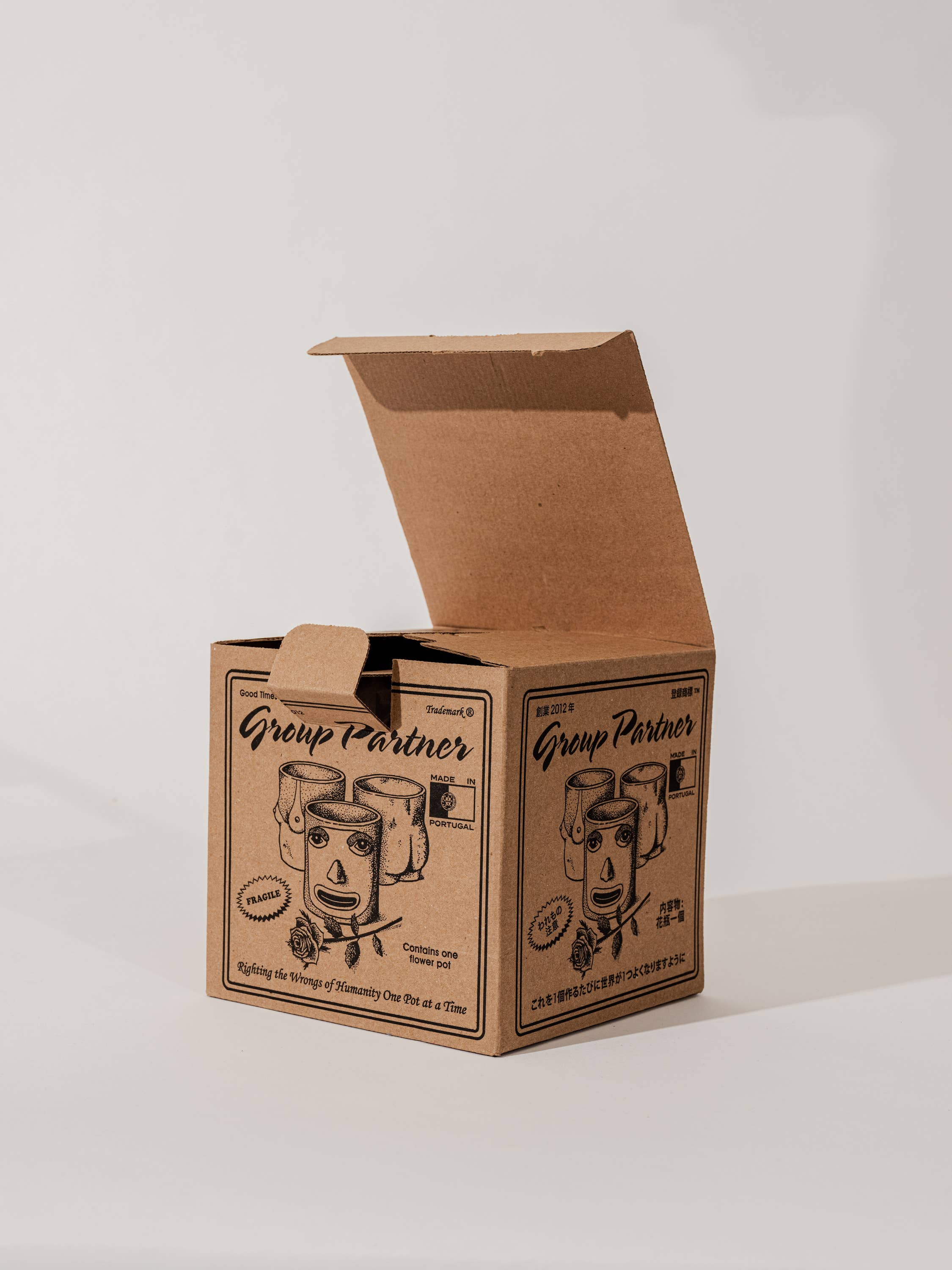 GROUPPARTNER - Wholesale Plantenpot - Cutouts licht - slipcast bloempot4