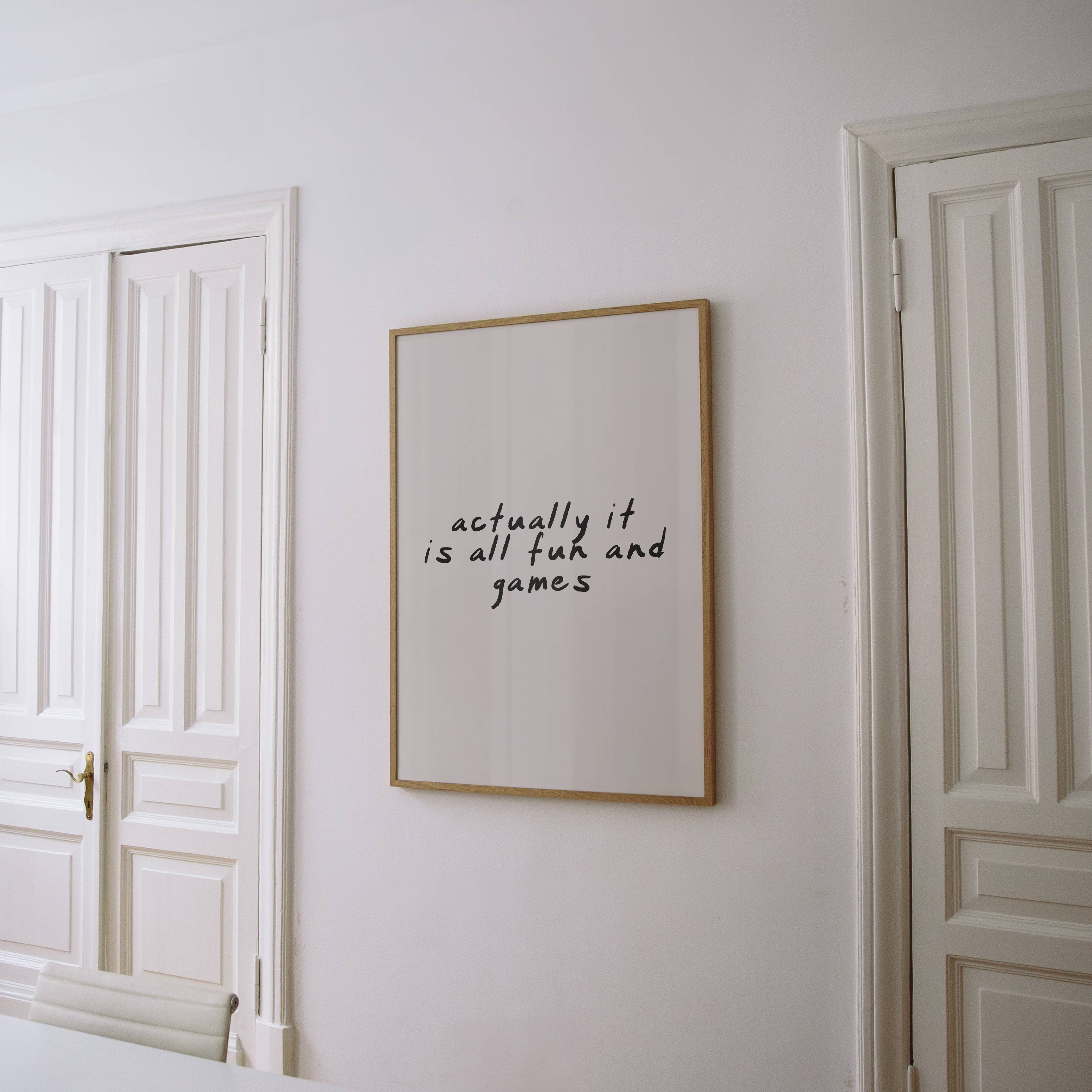 KIKIANDNIM - Wholesale Art Print - Actually, It Is All Fun And Games Wall Art Print 3