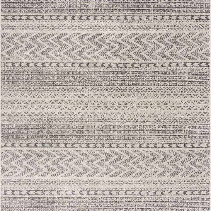 Hauteloom - Wholesale Area Rug - Tigri Aztec Ivory & Gray 2311 Area Rug - Clearance6