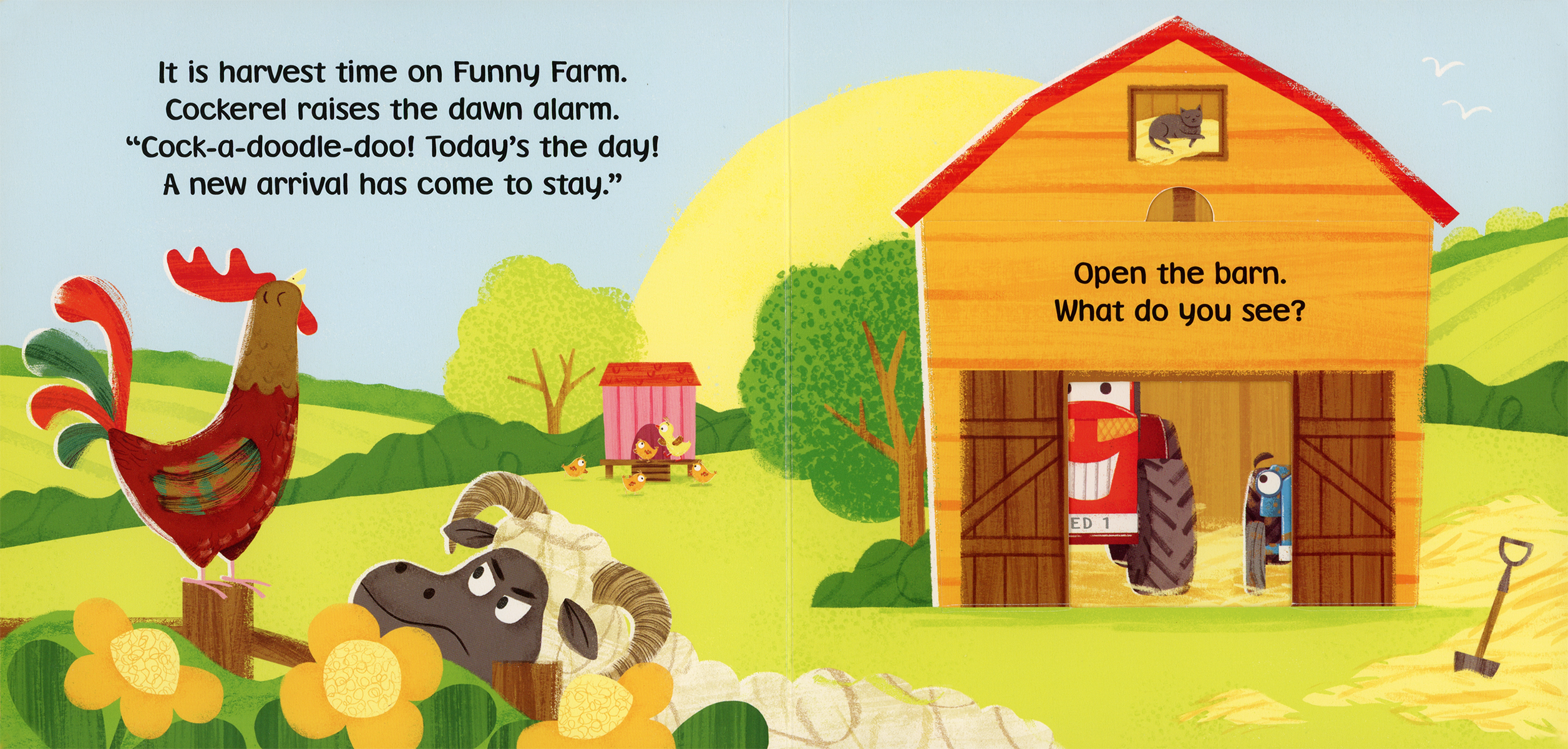 EDC Publishing - Wholesale Preschool Book (3-5) - The Funny Farm: Tractor Tractor1