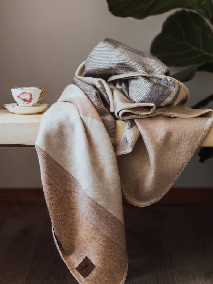Perfection Alpaca Throw Blanket for wholesale by Meraki Movement