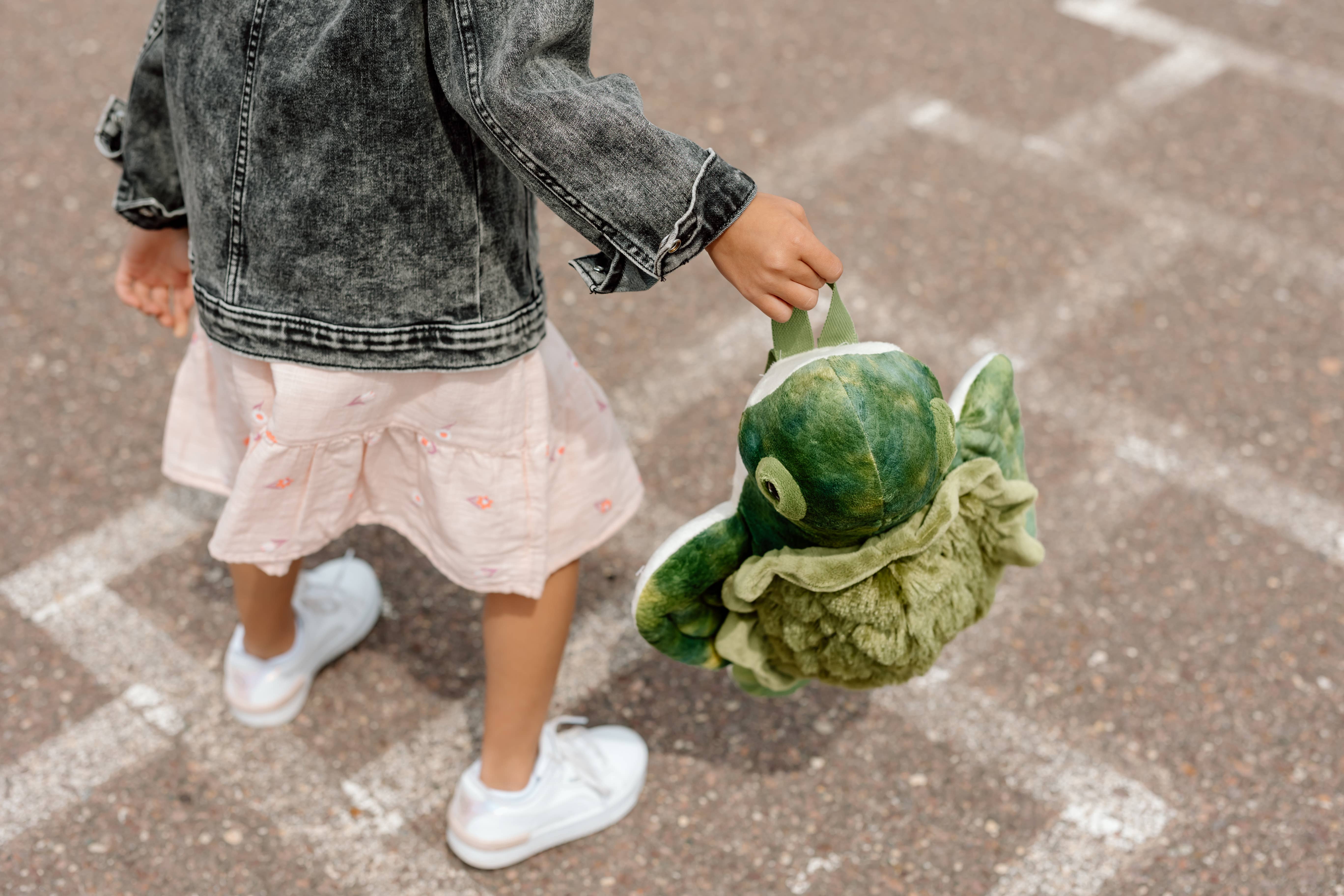 The Petting Zoo – Engroshandel Rygsæk - Børn – Havskildpadde 20" Bærbar Plys Rygsæk Dyr3