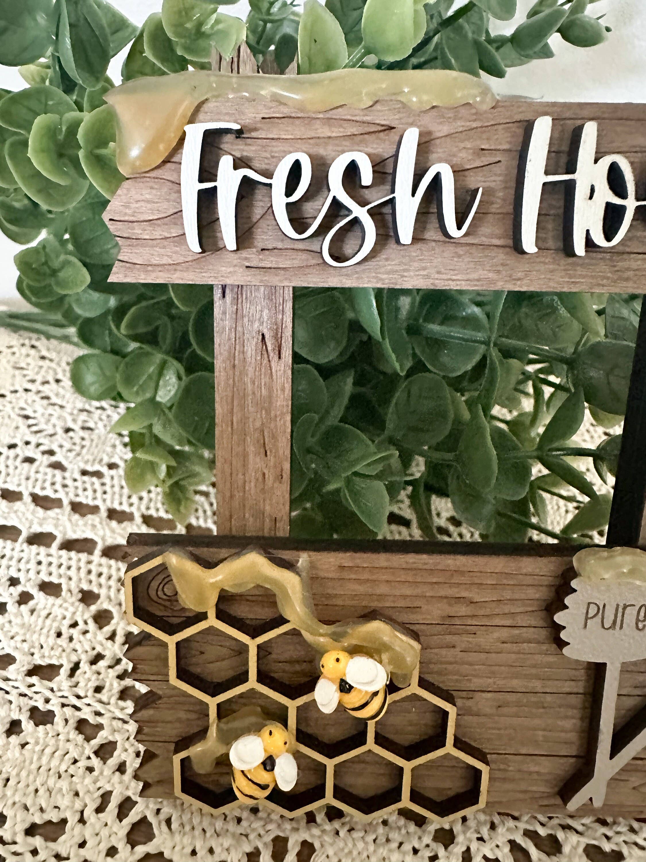 Climbing Branches - Wholesale Sign - Bee Decor, Bee Sign, Honey Sign, Spring Sign1