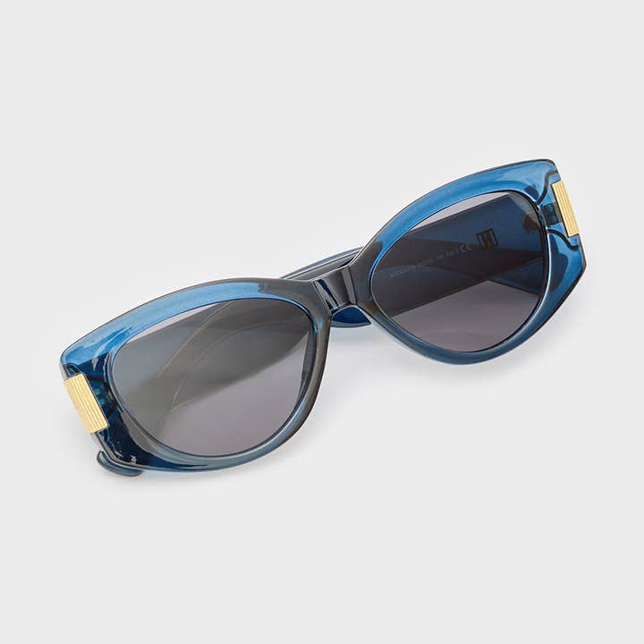 CHIC GLASSES GOLD/BLUE - N64 for wholesale by NALI'
