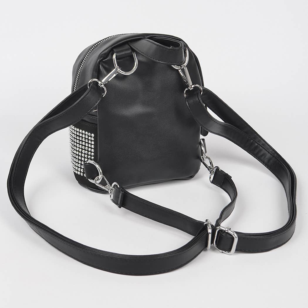 Black Rhinestone Backpack for wholesale on Faire2