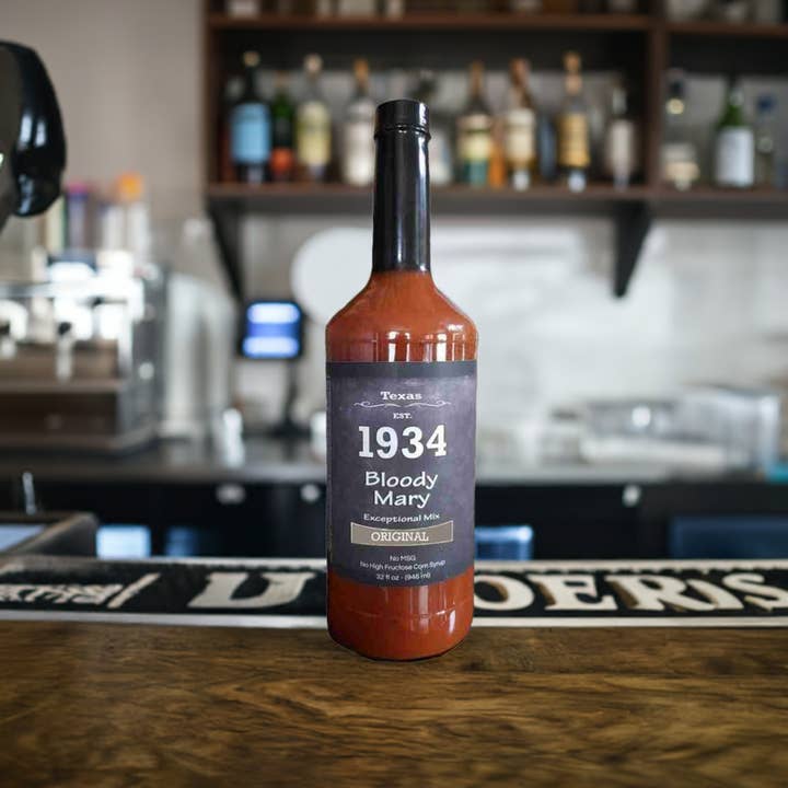 1934 - Wholesale Cocktail Mix/Syrup - 1934 Bloody Mary "Exceptional" Mix