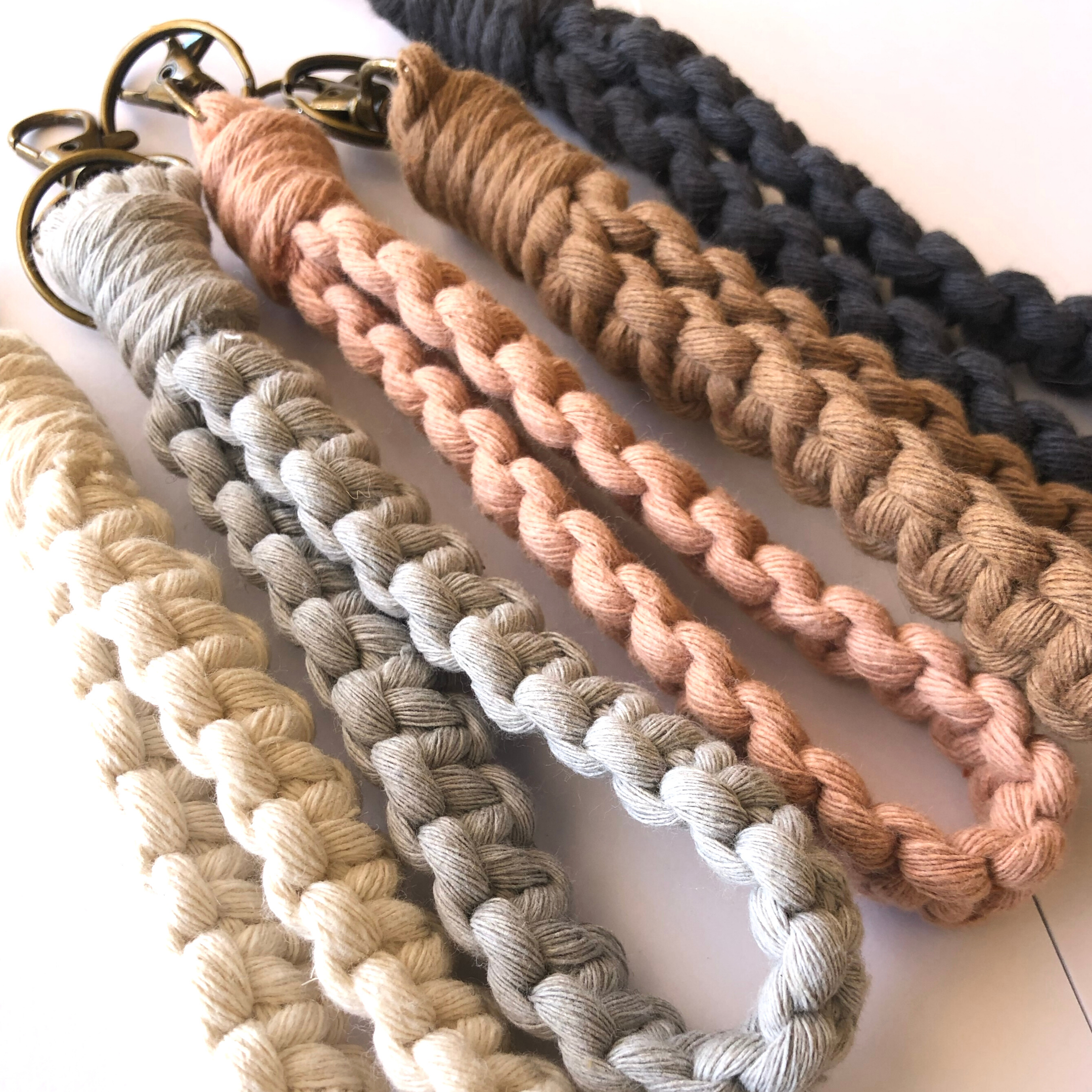weaverwalker co – wholesale Keychain – Women's – Macrame lanyard wristlet keychains1