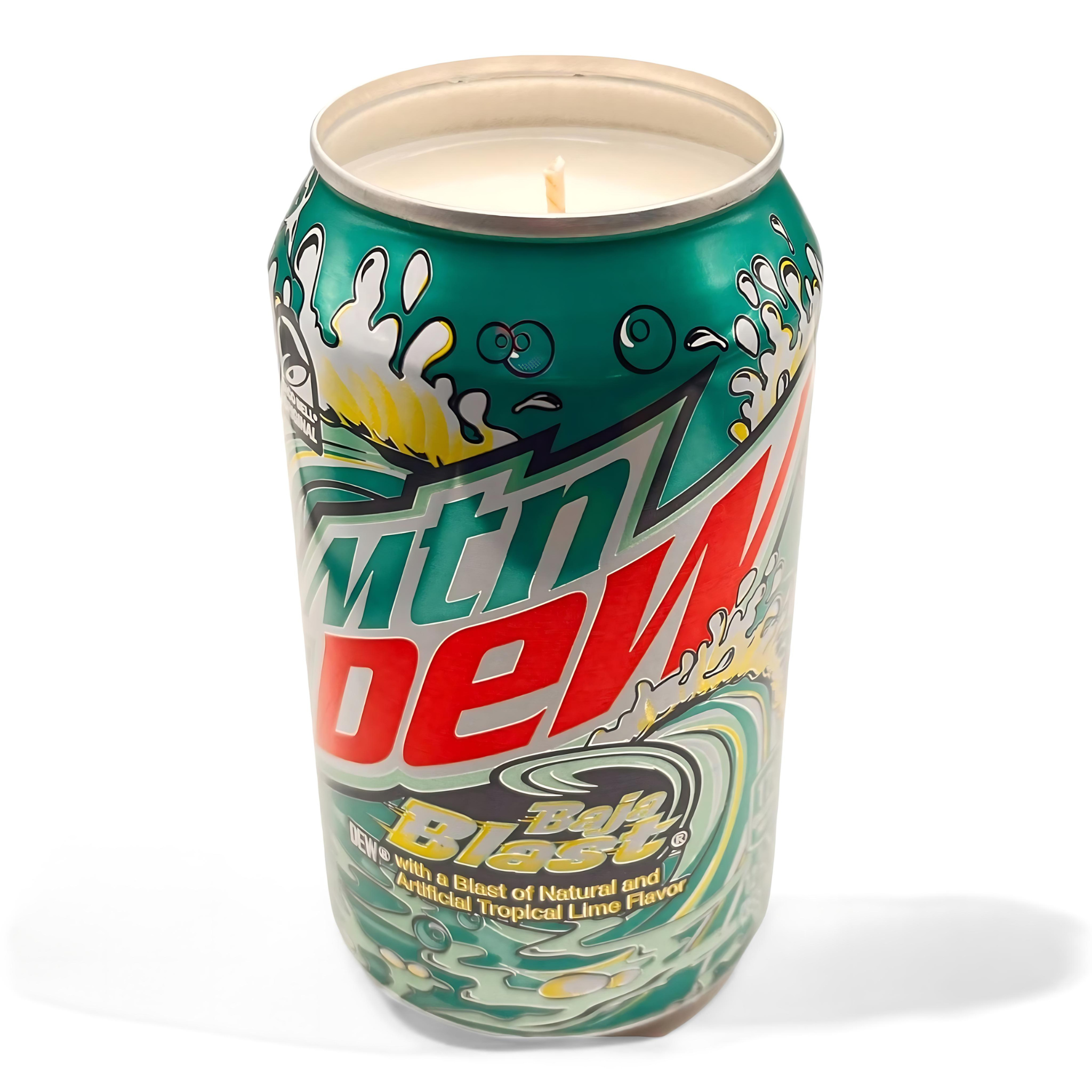 Nefer Designer Candles & Home Decor - Wholesale Novelty Candle - Baja Blast Mountain Dew Can Candle1