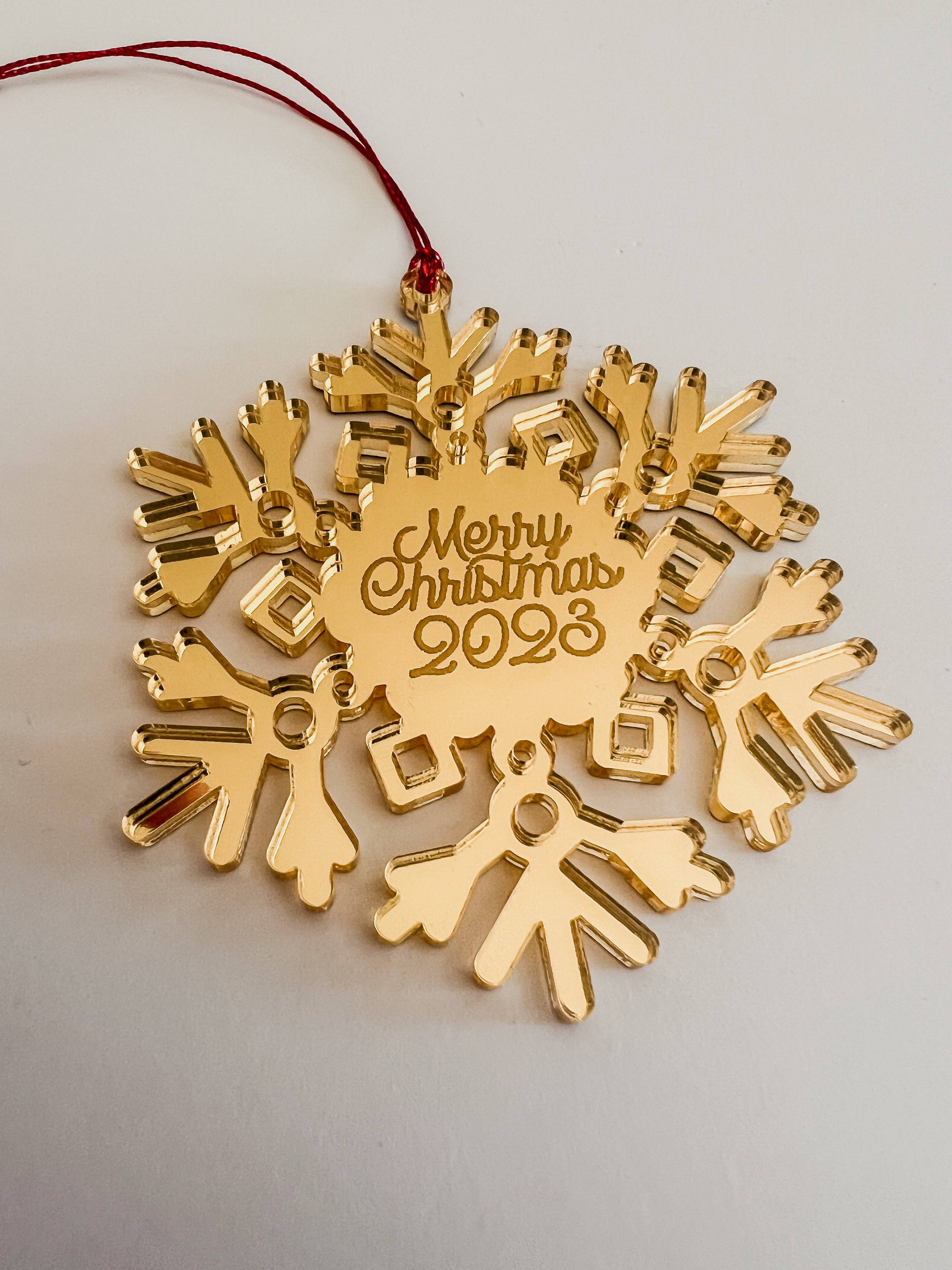 Little Rabbit Lane - Wholesale Ornament - Christmas Snowflake Ornament0