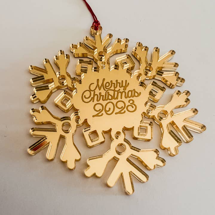 Little Rabbit Lane - Wholesale Ornament - Christmas Snowflake Ornament