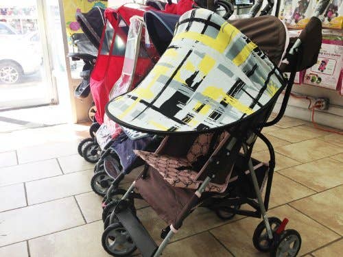 Manito – Großhandel Kinderwagenabdeckung/-zubehör – Baby – Sonnenschutz für Kinderwagen und Autositz (Orange)6