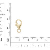 Plazko - Wholesale Clasp - 14Kt Gold Filled 10mm Lobster Clasp W/ Open Ring - 5pcs/pk1