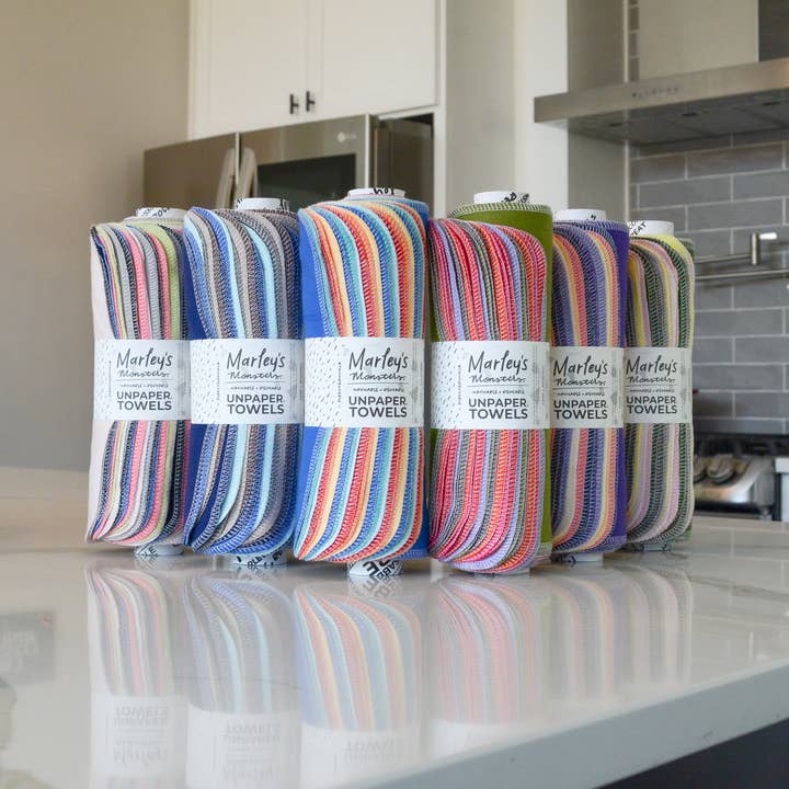 Marley's Monsters - Wholesale Paper Towels - UNpaper® Towels: Specialty Colors 12 or 24 Count - Case of 635