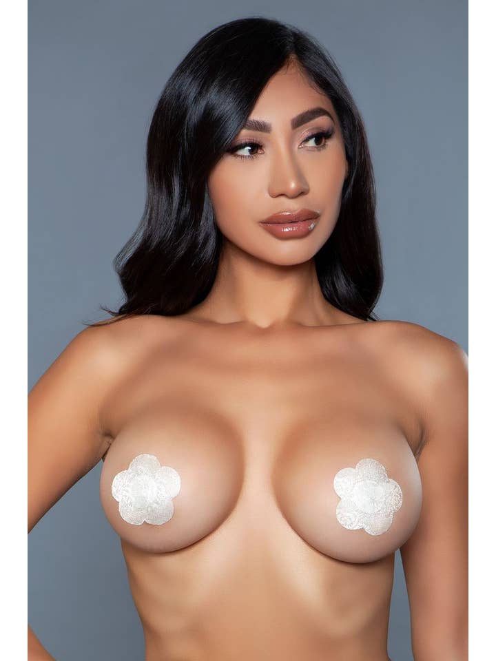 Lingerie Mart - Wholesale Nipple pasties – Women’s - Be Wicked Flower Nipple BW2180F