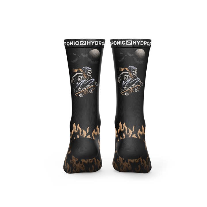 Hydroponic - Wholesale Socks - Unisex - SK Flagship 18 - Black Skeleton2