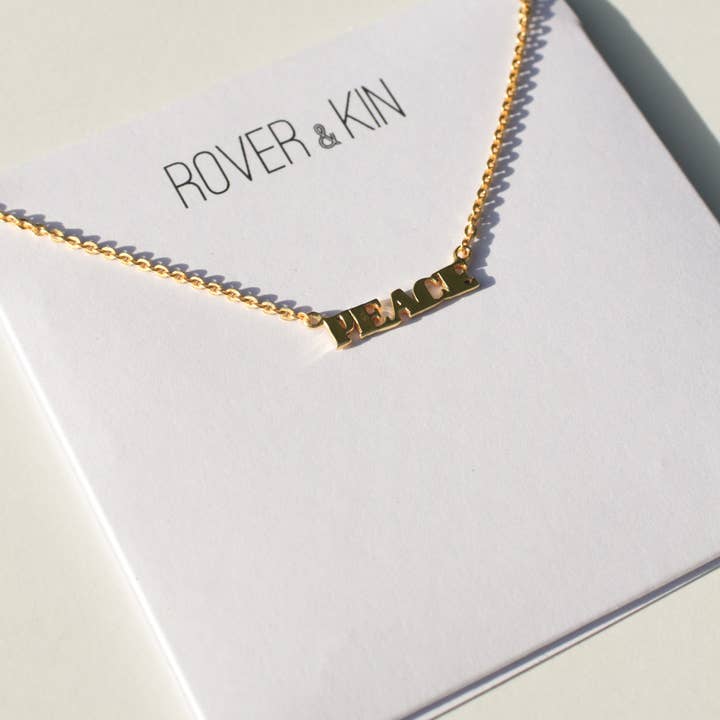 Rover & Kin - Wholesale Pendant/Charm Necklace - PEACE Necklace4