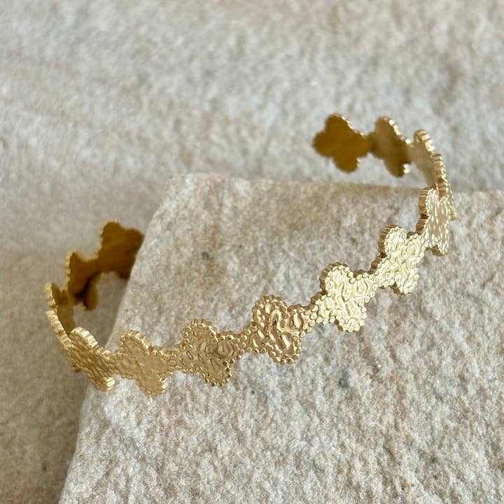 Wild Cactus Co. - Wholesale Cuff Bracelet - CLOVER LINK CUFF1