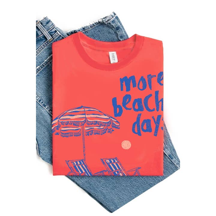 HRTandLUV - Wholesale T-Shirt (Graphic) - Women's - MORE BEACH BOYS WASHED GRAPHIC TEE