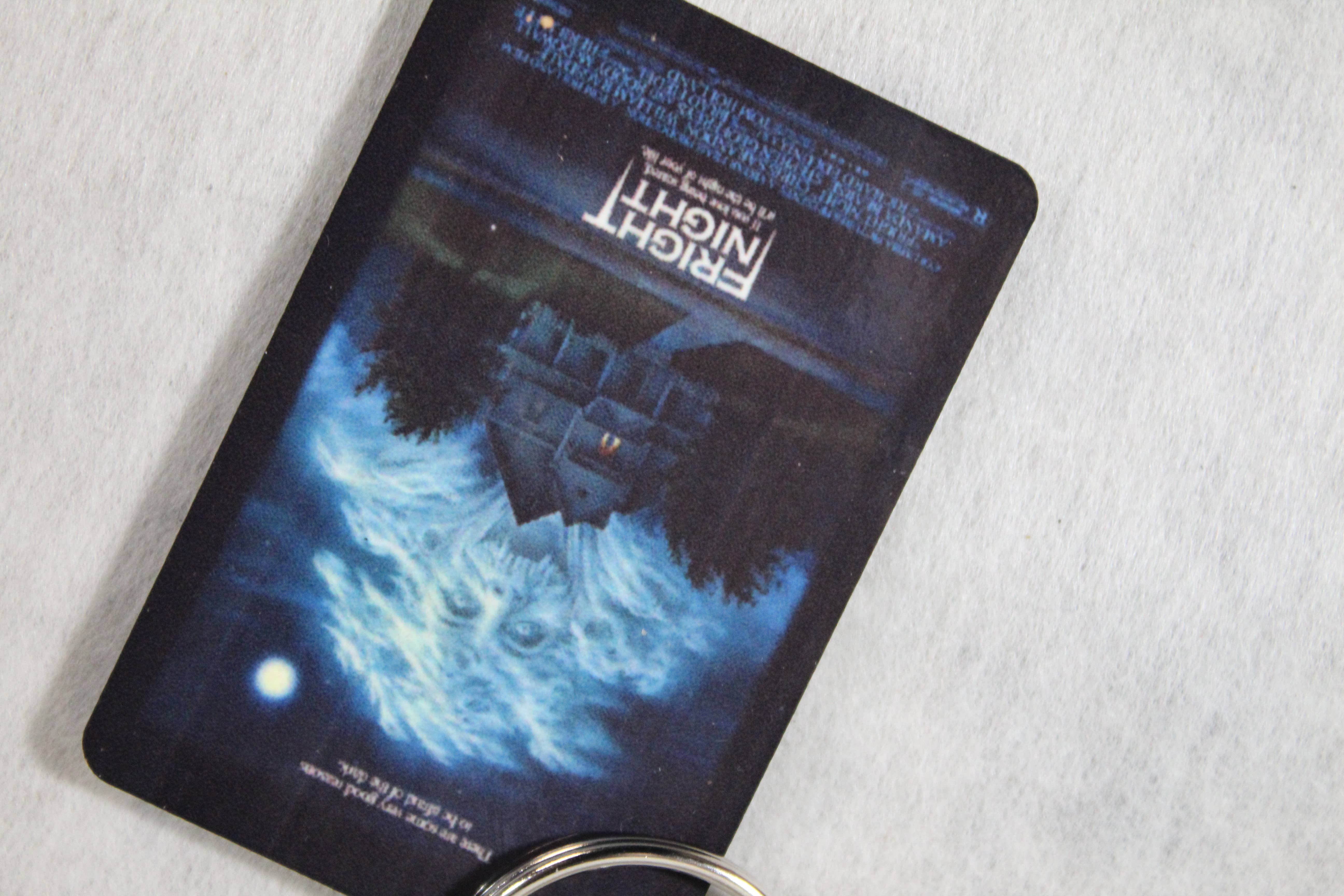 Raven Design - Wholesale Keychain - Unisex - Fright Night 1985 horror movie poster keychain1