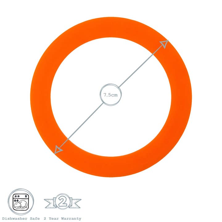 Rinkit Ltd - Venta al por mayor Tarros - Argon Tableware - Sello para tarro de cristal, color negro, mediano4