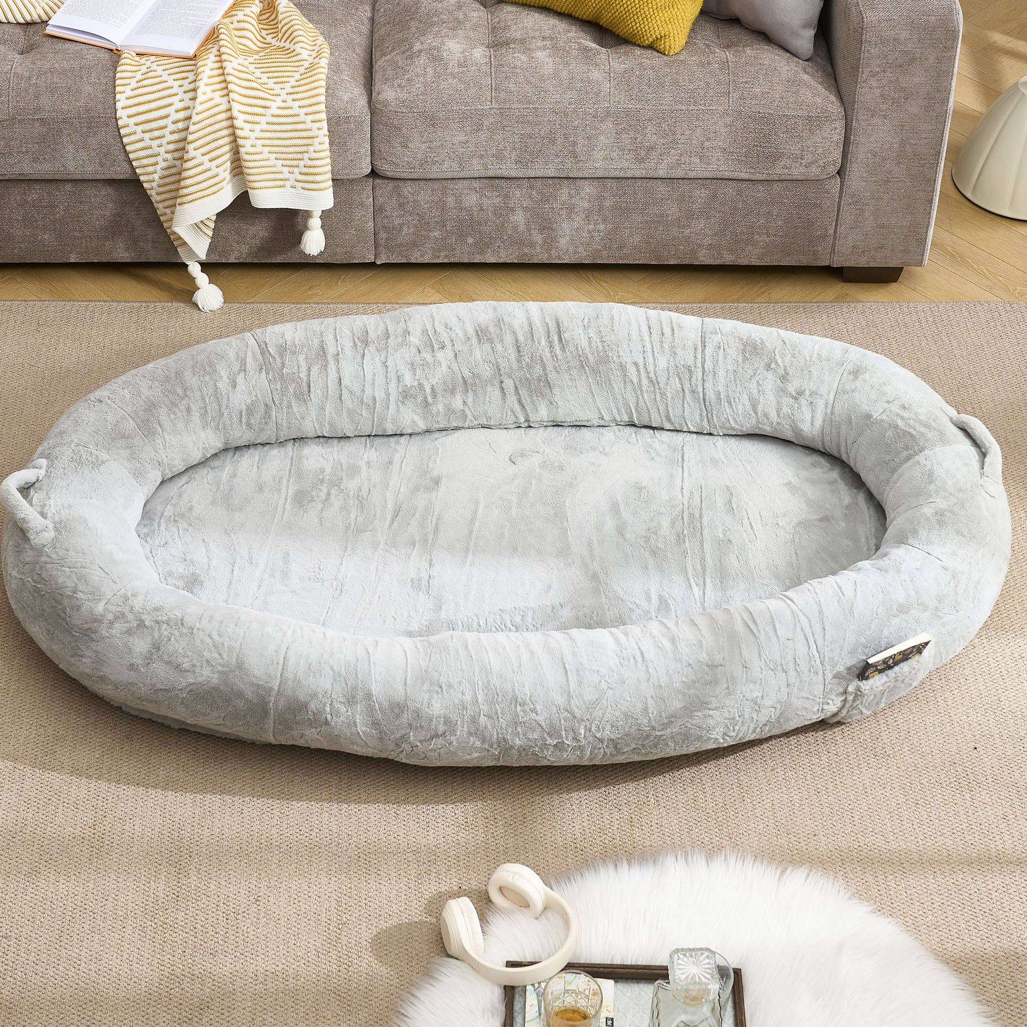 HOMYCASA DESIGN INC - Wholesale Pet Bed - Cat/Dog - Extra Large Memory Foam Human Size Dog Bed Storage12