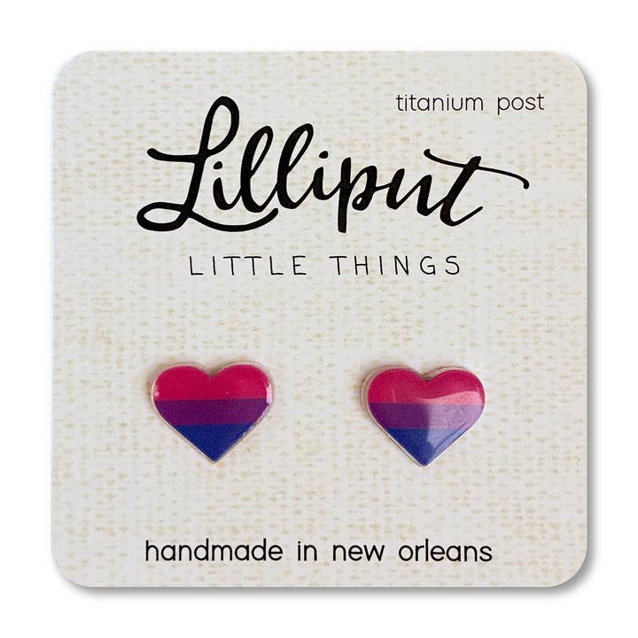 Lilliput Little Things - Wholesale Stud/Post Earrings - Pride Earrings // LGBTQ+ Pride Flag Earrings2