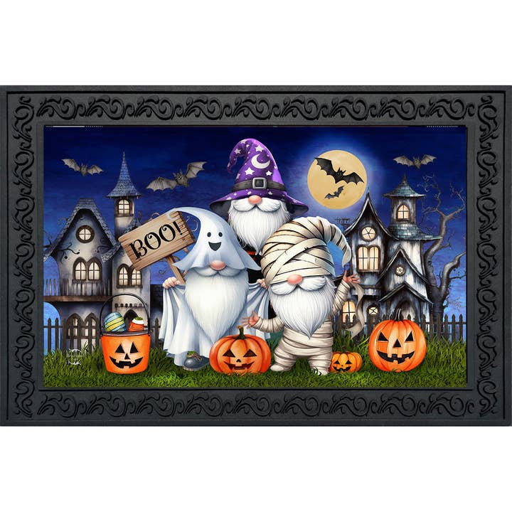 Costumed Gnomes Doormat for wholesale by Briarwood Lane