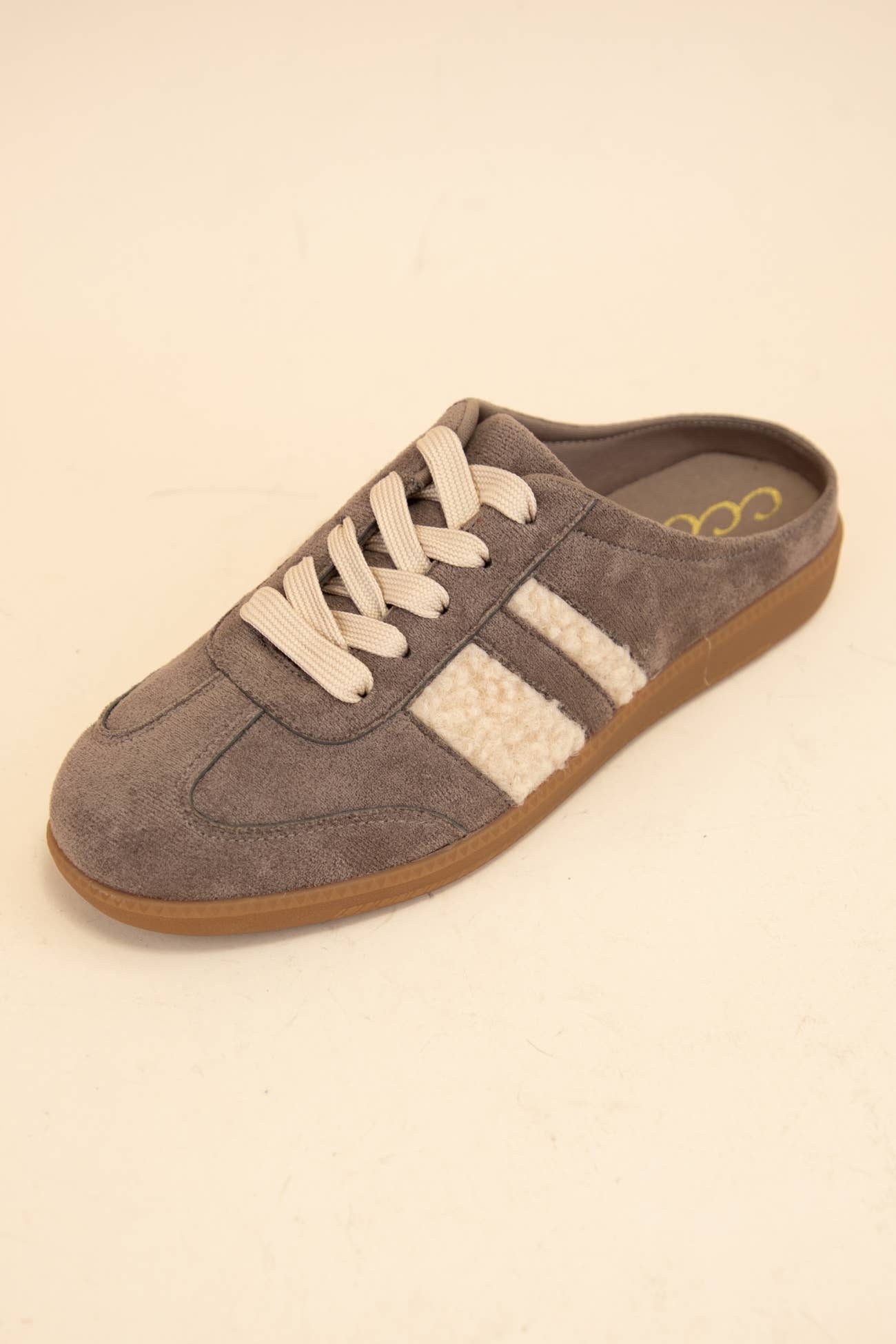 CCOCCI - Wholesale Lifestyle Sneakers - Women's - SANDRA FUR STRIPE DESIGN BACKLESS MULE COURT SNEAKERS21