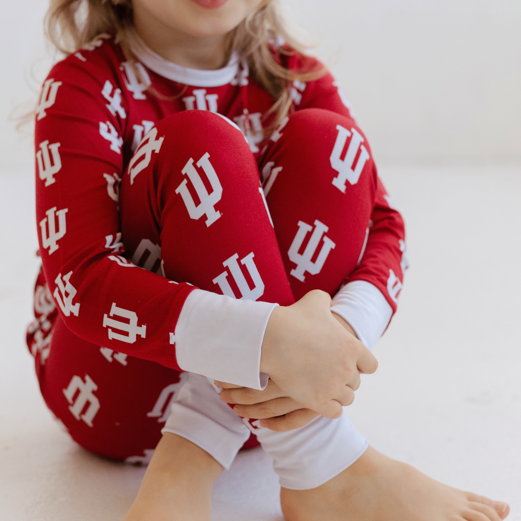 Tailgate Tikes - Wholesale Sleepwear Set - Kids - Indiana Hoosiers Two-Piece Pajama Set2