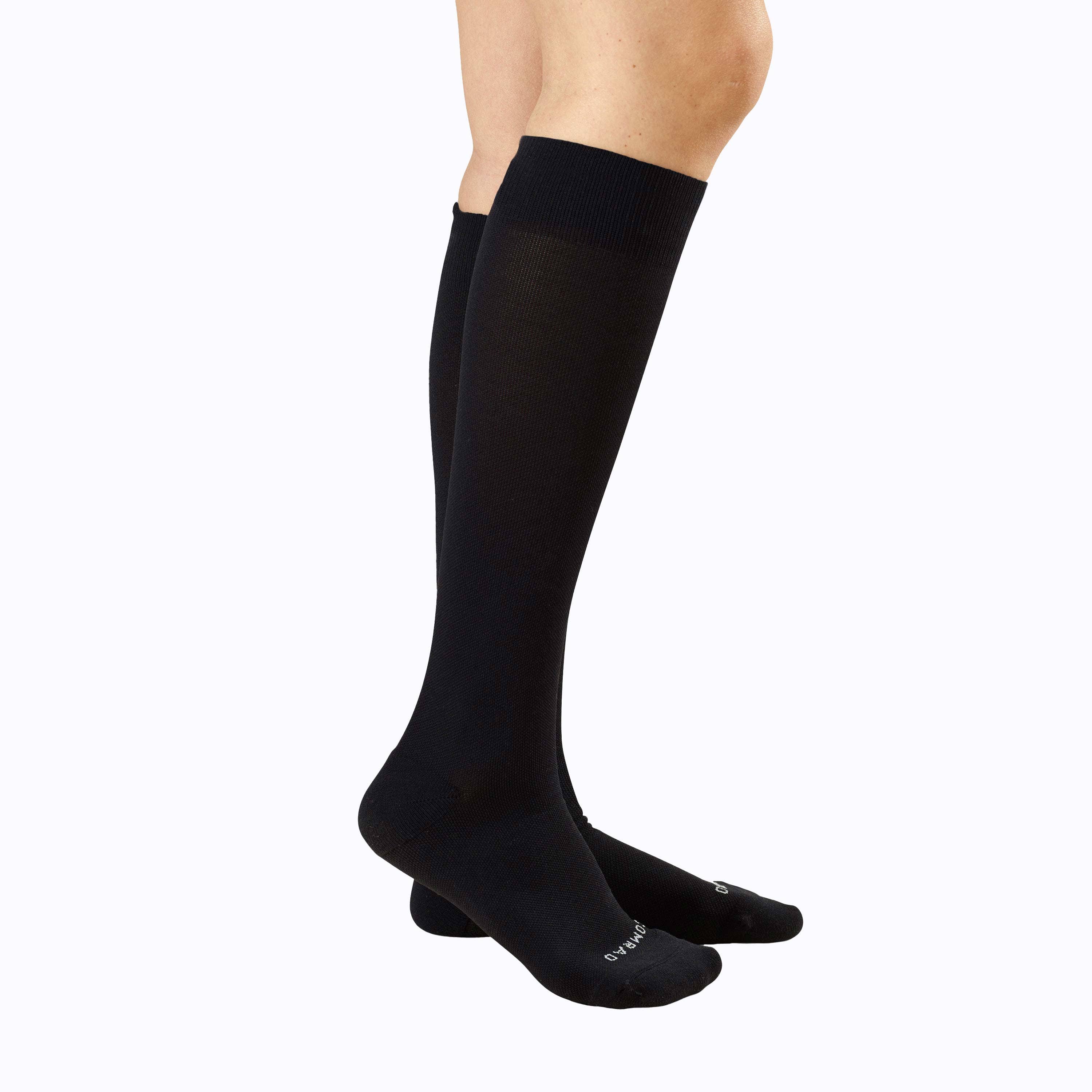 Black Knee-High Compression Socks – Solid (20-30 mmHg) for wholesale on Faire3