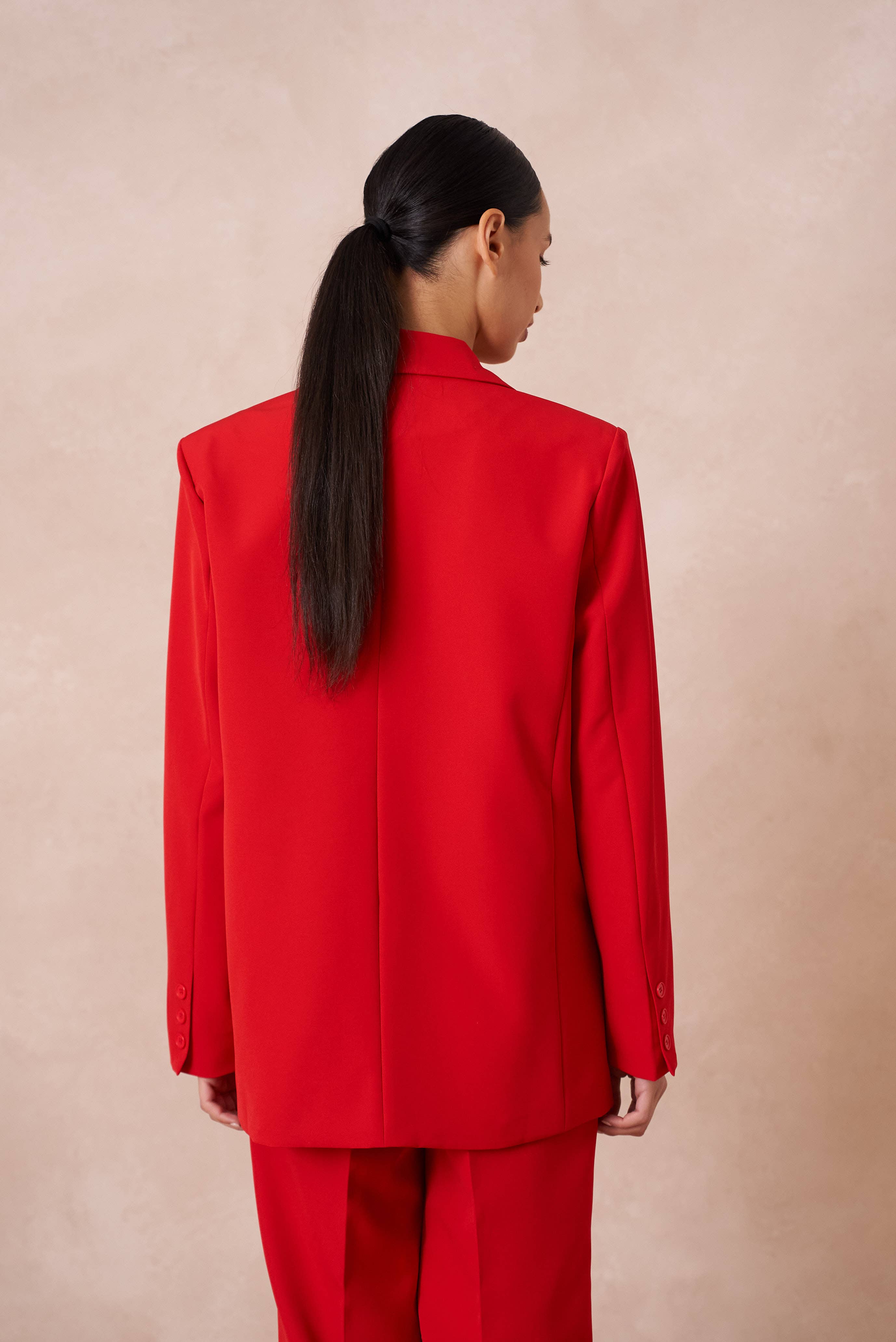 Attentif Paris - Wholesale Suit Jacket - Women's - [Timeless] Solid oversized jacket timeless17