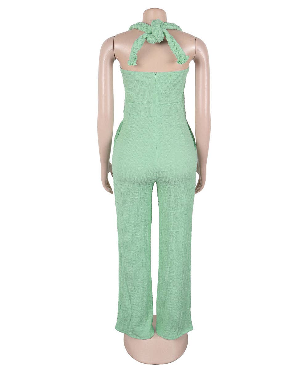 Aria Romance - Wholesale Top & Pant Set (NOT Loungewear) - Women's - Bandeau Wide Leg Jumpsuit22