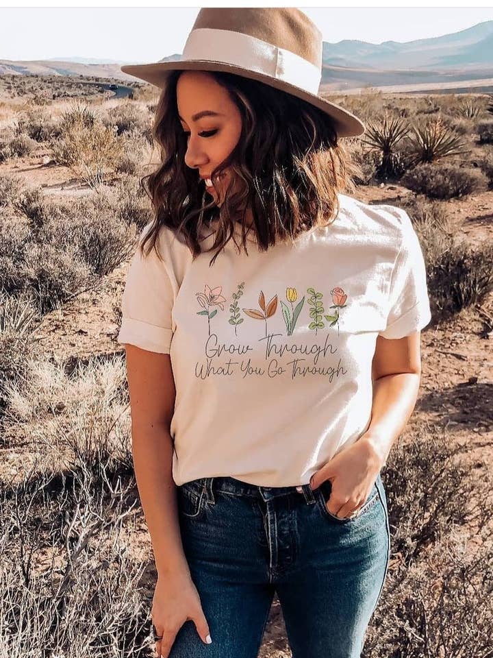 Grow Through What You Go Through for wholesale by Beer Budget Designs