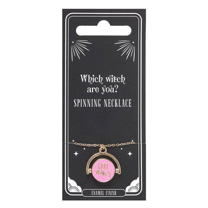 Something Different Wholesale – wholesale Pendant/charm necklace – Which Witch Are You? Spinning Necklace2