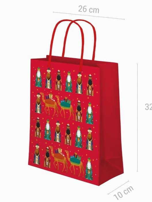 Reyes Magos medium gift bag for wholesale by Mis Globos