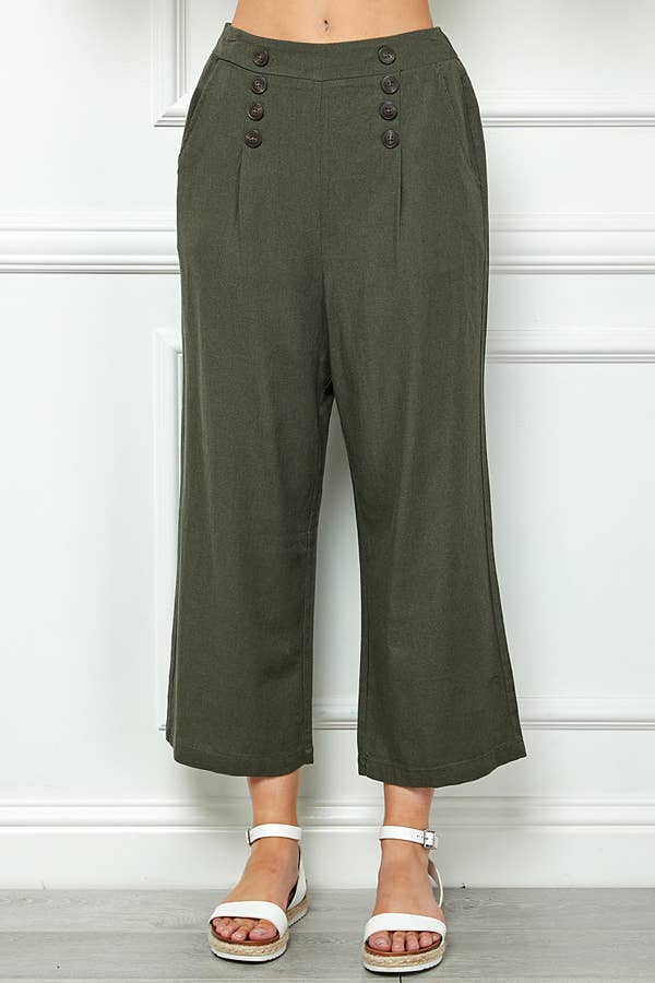 Veracci - Venta al por mayor Pantalones - Mujer - Pantalones cortos marineros de lino21