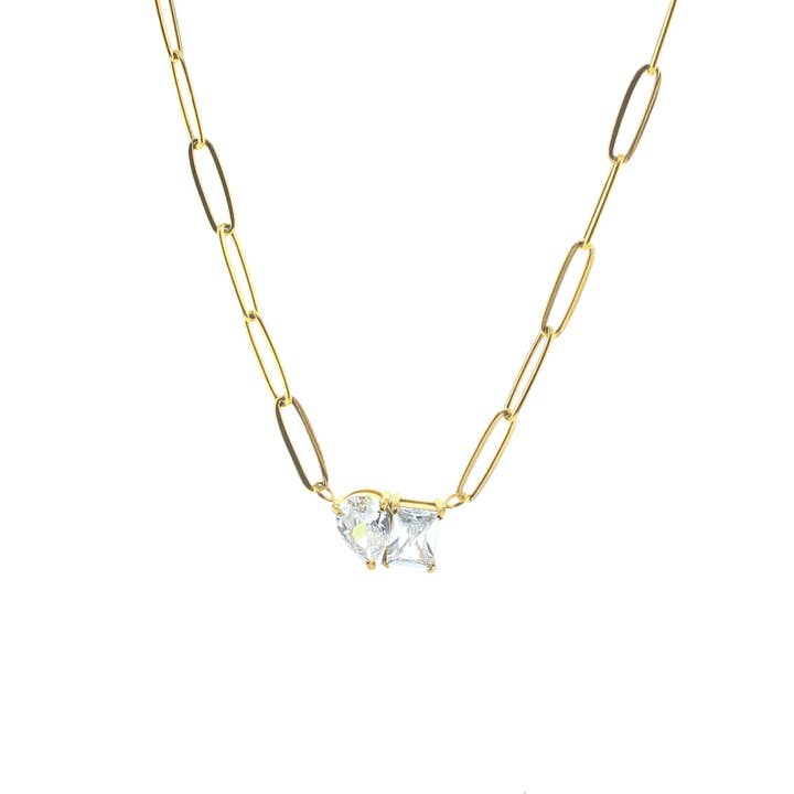 Waterproof Presley Necklace for wholesale by Lotus Jewelry Studio