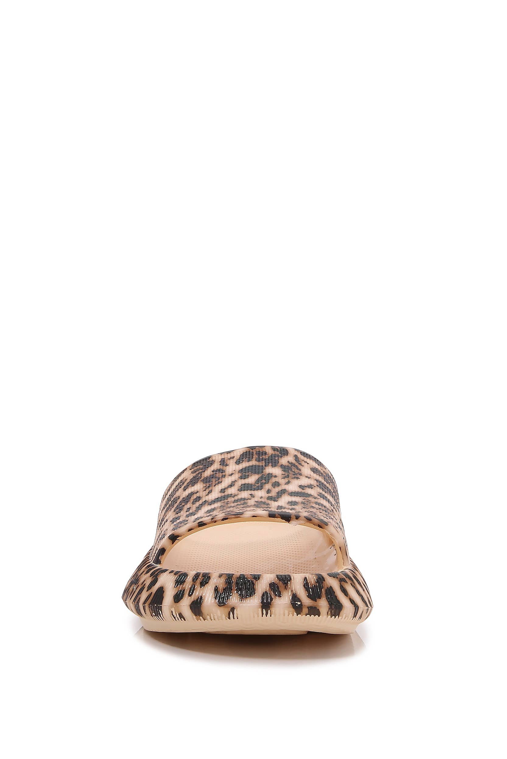 Leopardo Pantofole antiscivolo in gomma unisex leopardate a punta aperta in vendita all'ingrosso su Faire3