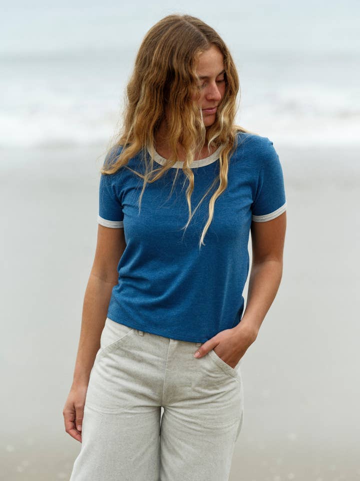 Ringer Tee for wholesale by Mollusk