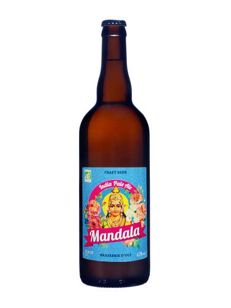 Mandala Organic IPA Beer 75cl for wholesale by Brasserie d'OLT