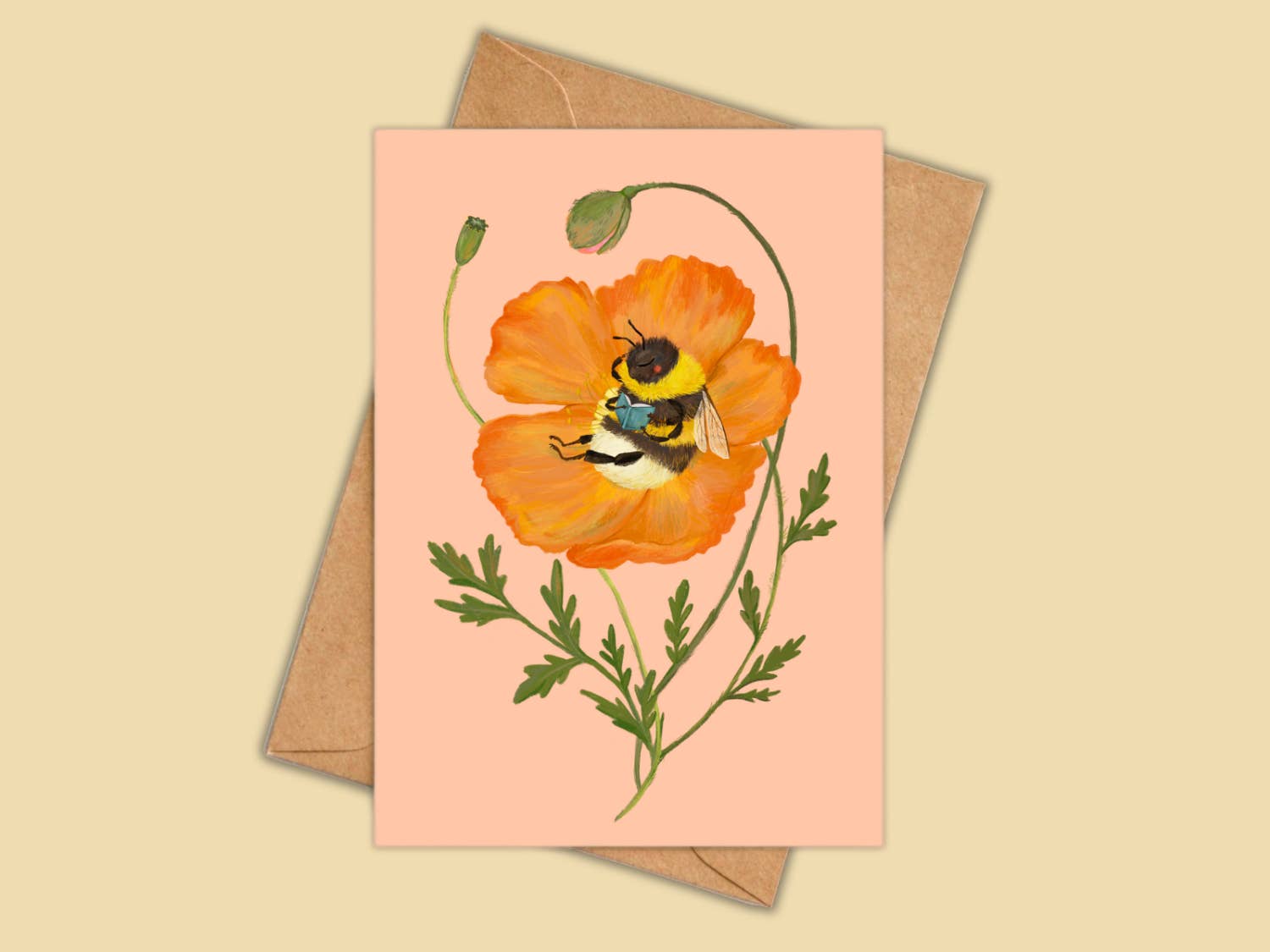 Anna Seed Art - Wholesale Everyday greeting card - Greeting Card - Beebliophile
