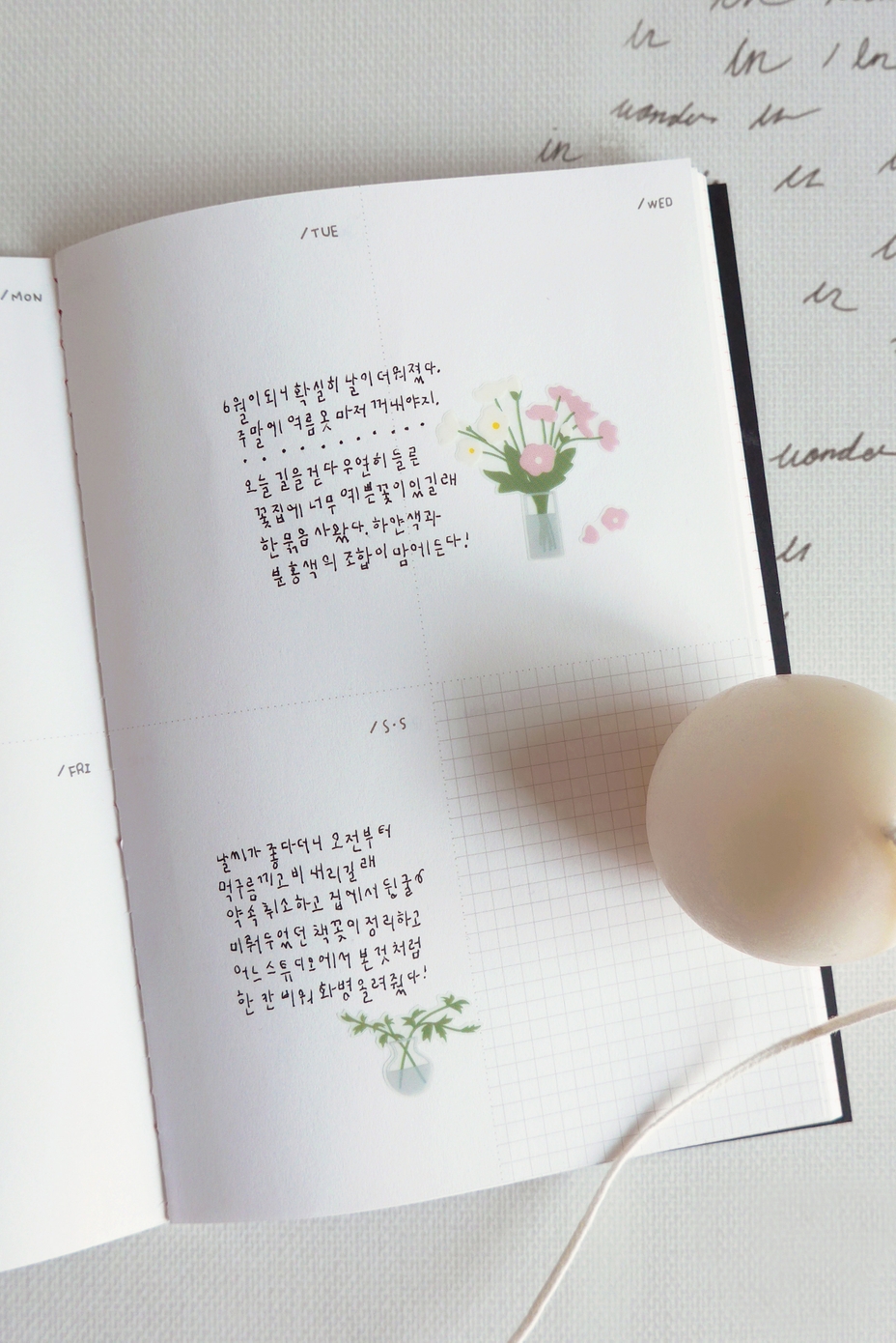 Suatelier Daily Deco Sticker - Fleur