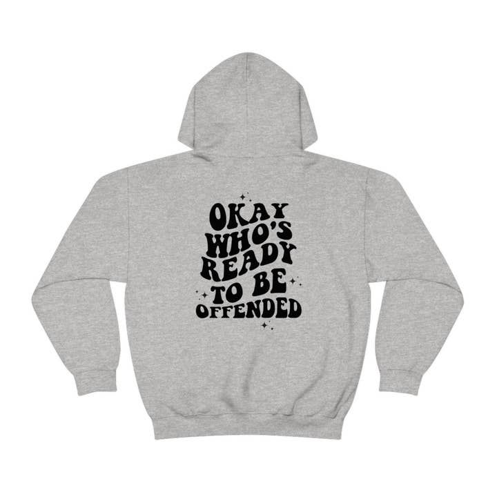 Chandail à capuchon Okay Who's Ready To Be Offended Matt Rife Rife Life pour la vente par Sparkle By Asha