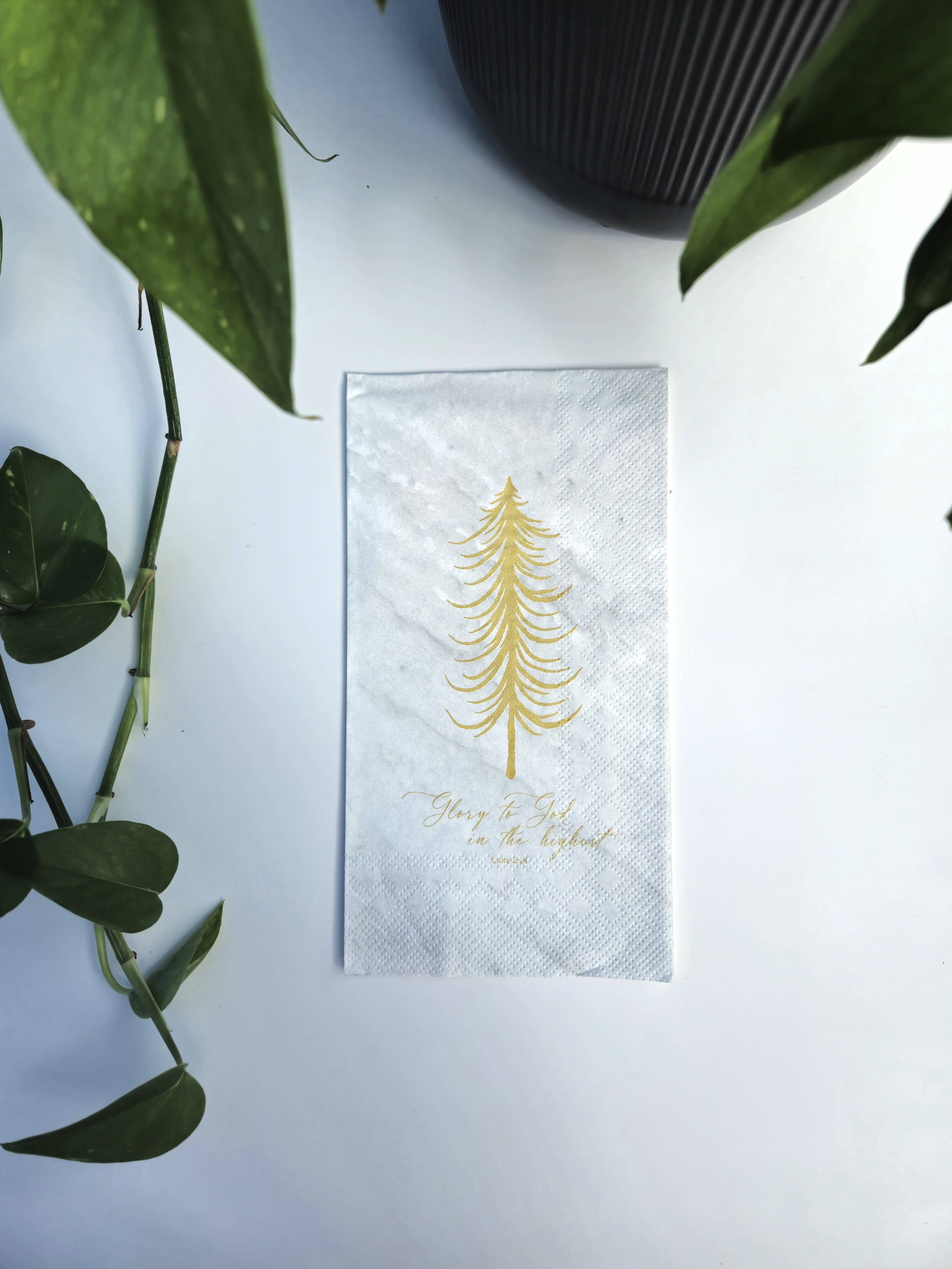 Pearls of Parchment - Venta al por mayor Servilletas desechables - Servilletas de papel Glory to God | Servilletas de escritura de 16 unidades