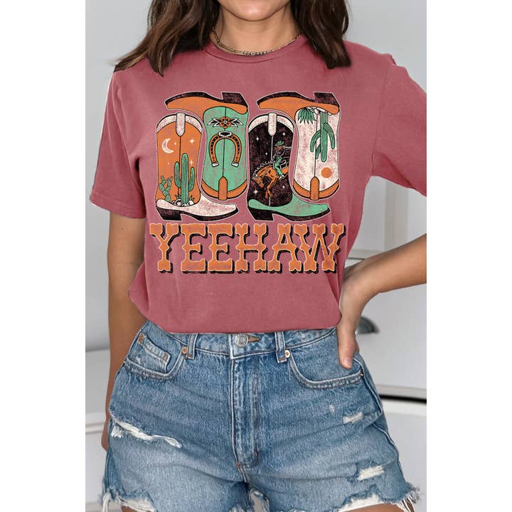 Amused by Blue - Venta al por mayor Camiseta estampada - Mujer - Camiseta de manga corta YeeHaw3