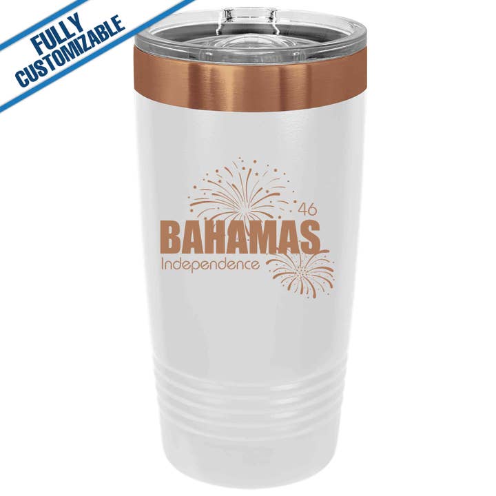 GiftWorksPlus - Wholesale Insulated Mug/Tumbler - 20oz. Engraved Tumbler with Flip Lid - Fully Customizable20