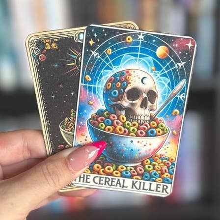 Marcador de Tarot Cereal Killer (2 Estilos) por atacado de The Bookmark Coven