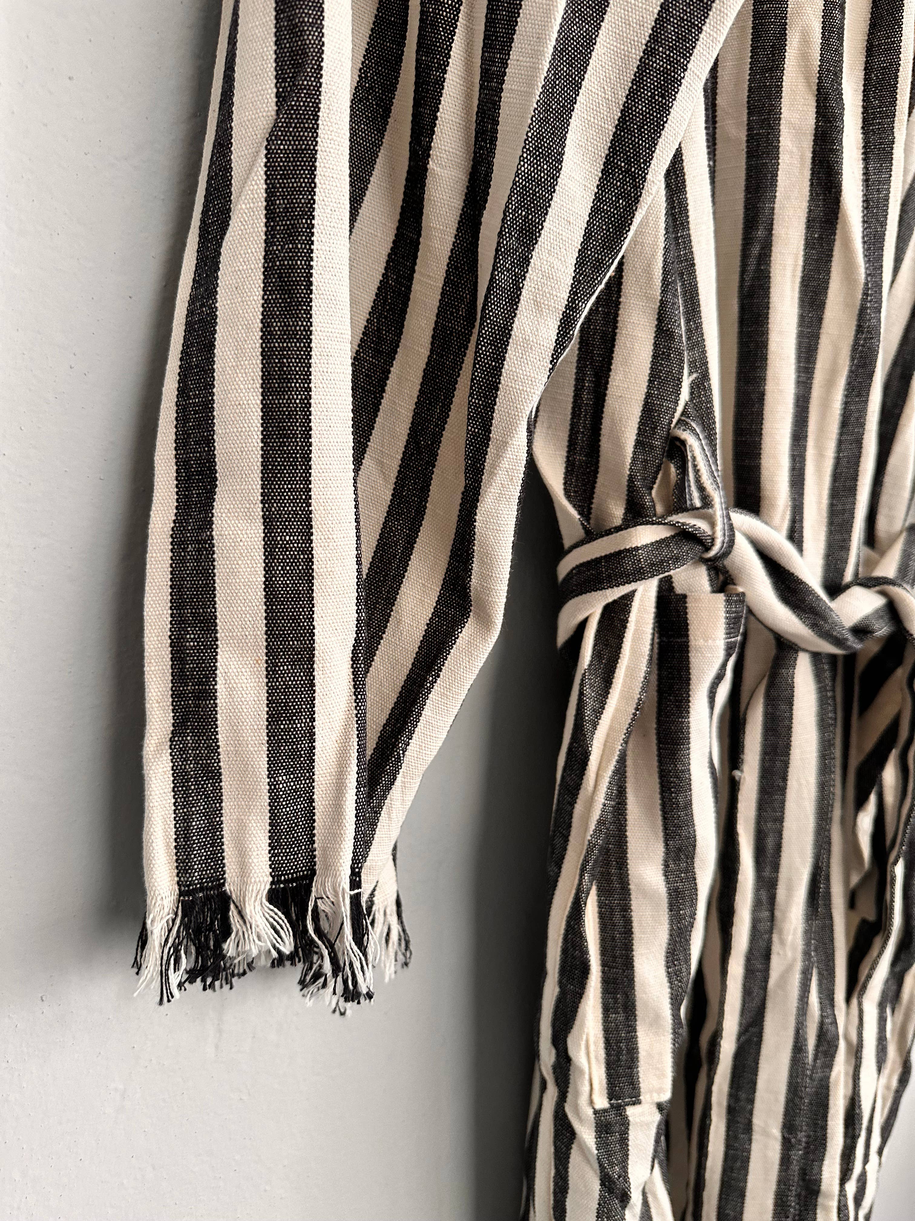 Buld&Co. - Wholesale Robe - Women's - Datca Striped Bathrobe, Beach Wear, Turkish Kaftan4