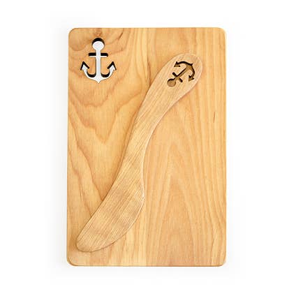 Set Alder Sandwich Board and Spreader, Anchor for wholesale by Nordic Dreams
