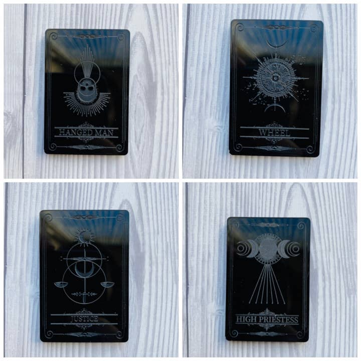EllaRaeMouldsVinyls - Wholesale Craft Supplies - Mini Celestial Tarot Card Silicone Moulds2